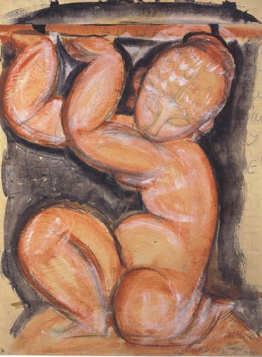 Caryatid (mk39), Amedeo Modigliani